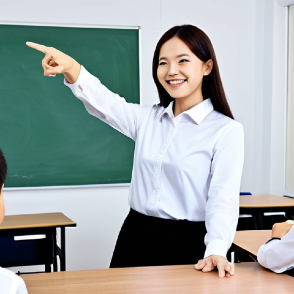 TESOL 강사로서의 리더십 사례 - Passionate TESOL Instructor**

"A TESOL instructor, fully clothed in professional attire, enthusiast...