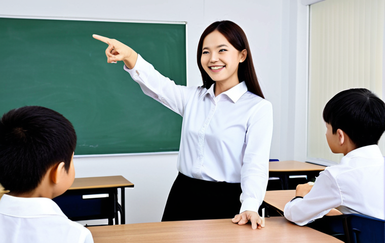 TESOL 강사로서의 리더십 사례 - Passionate TESOL Instructor**

"A TESOL instructor, fully clothed in professional attire, enthusiast...